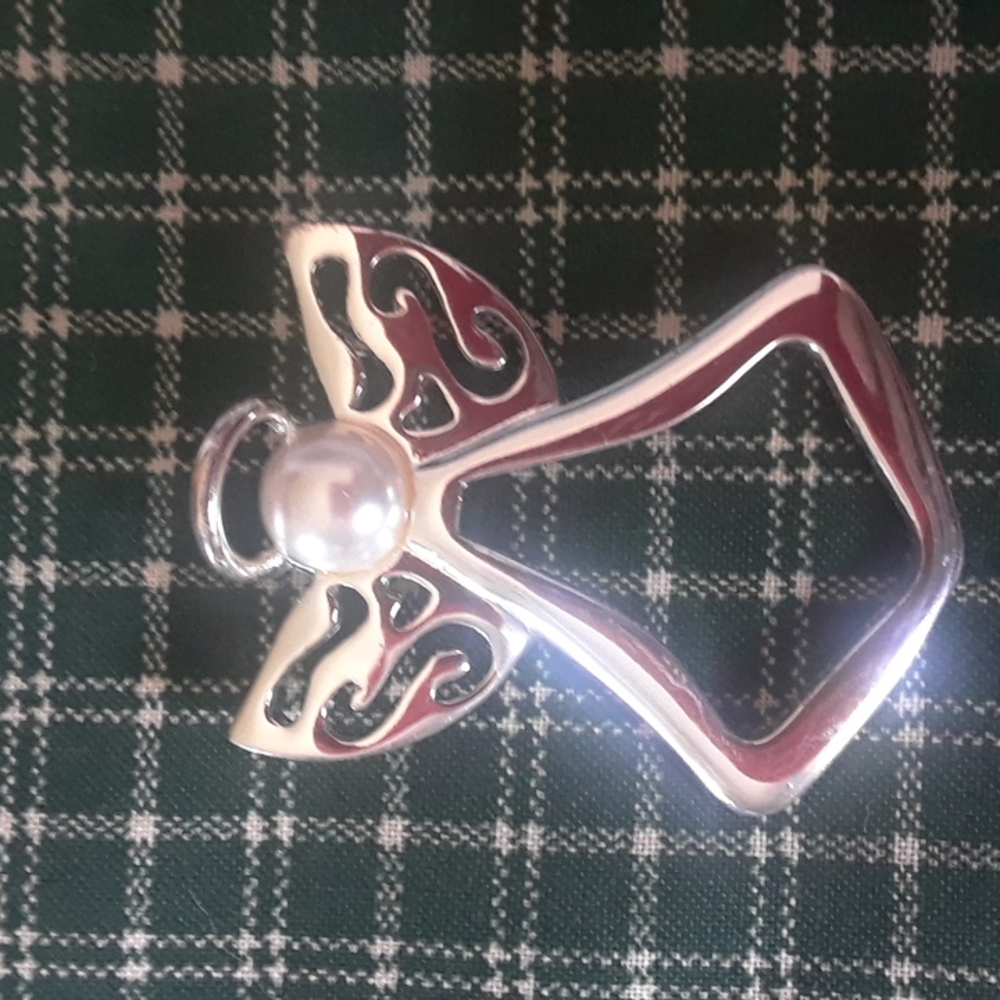 Vintage angel brooch